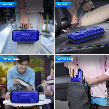 FYOUNG Carrying Case Accessories for PlayStation Portal, Full Protection Bundle with Tempered Glass Screen Protector, Protective Cover, Hard Shell Portable Travel Bag for PS5 Portal Remote Player