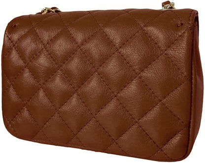 MamaMilano Women/Girls Italian Handmade Genuine Leather Cleo Shoulder Bag/Purse/HandBag/Totebag with Shoulder Strap