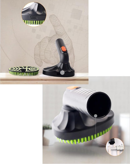 XWHLXY Shedding Brush Vacuum Attachment Kit - Pet Grooming Vacuum Cleaner Tool | Pet Massage Tool | 1m Hose | 32/35mm Adapter, for Most Vacuums(4pcs Set)