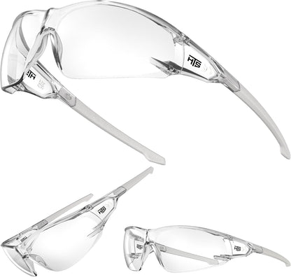 S239 Protective Clear gray small Safety Glasses women men protecting eyes from wind dust pickleball bike riding cycling running