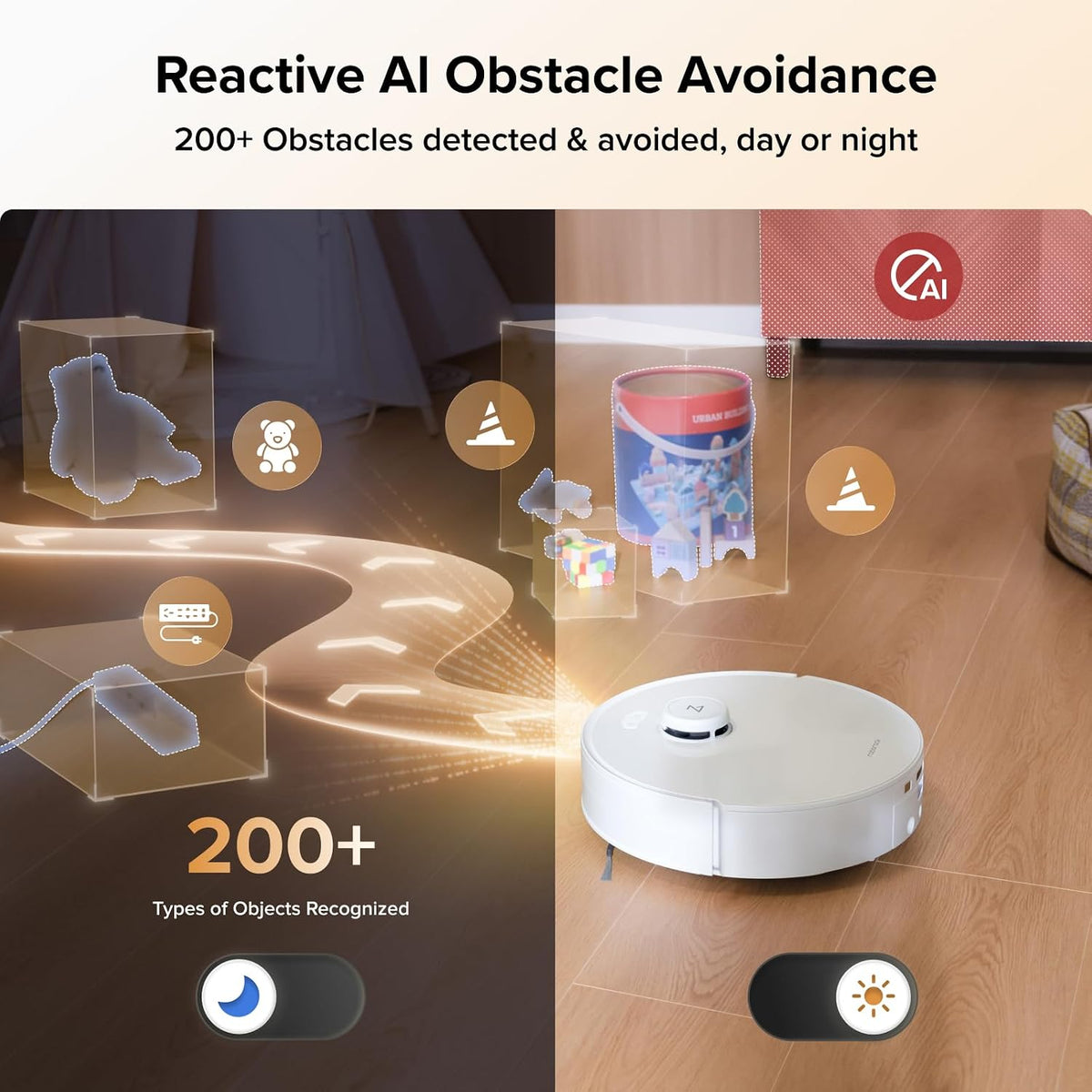 roborock Qrevo Curv 2 Flow SpiraFlow Robot Vacuums and Mop 20,000Pa Suction