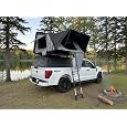 Enthuze 4 Person Rooftop Tent | Waterproof Hard Base Roof Tent for Trucks, SUVs & Trailers with Mattress & Aluminum Base