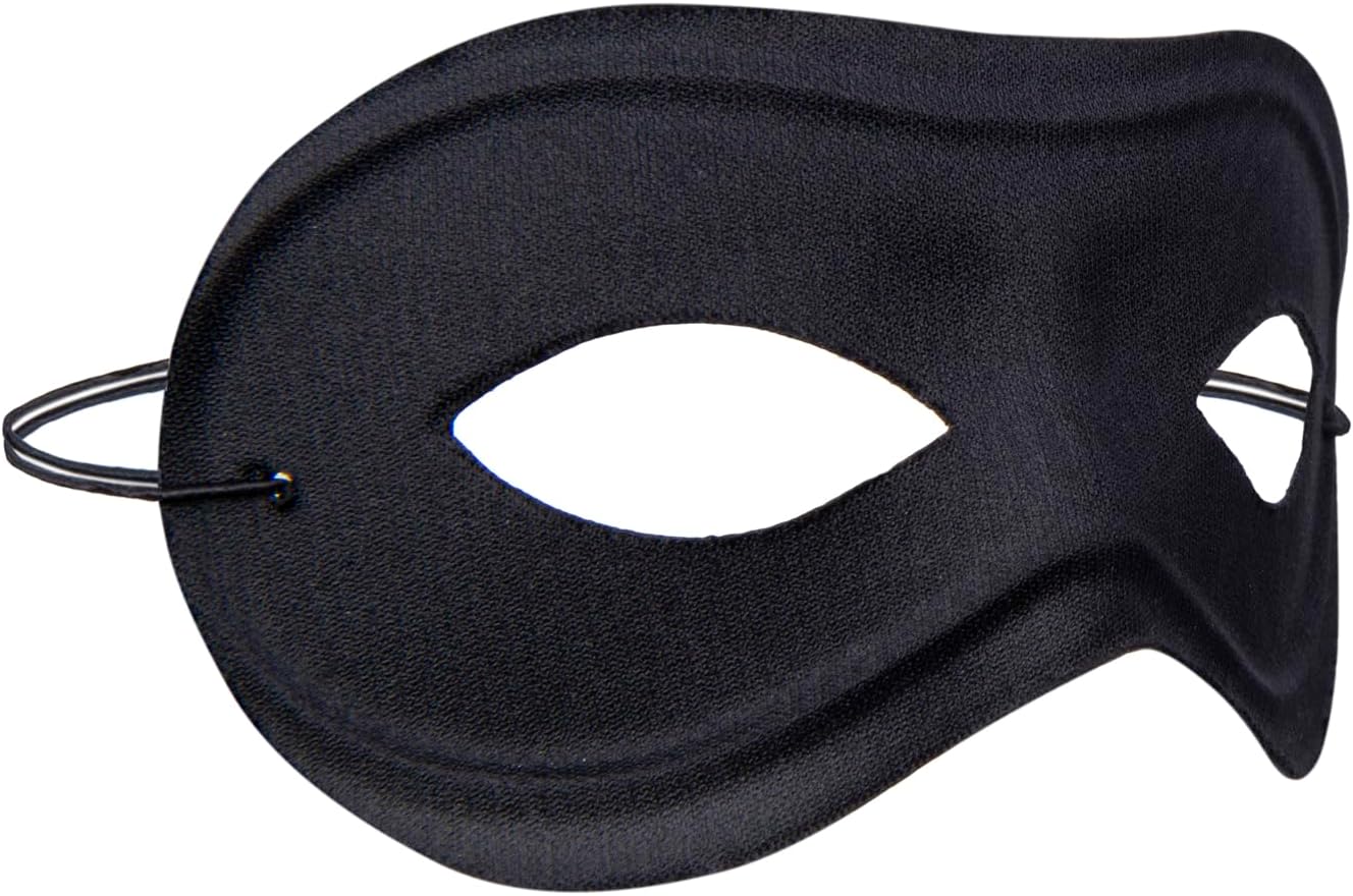 Yilistore Black Masquerade Mask,Halloween Costumes Accessories Half Mask for Adult Children Cosplay Dress Up