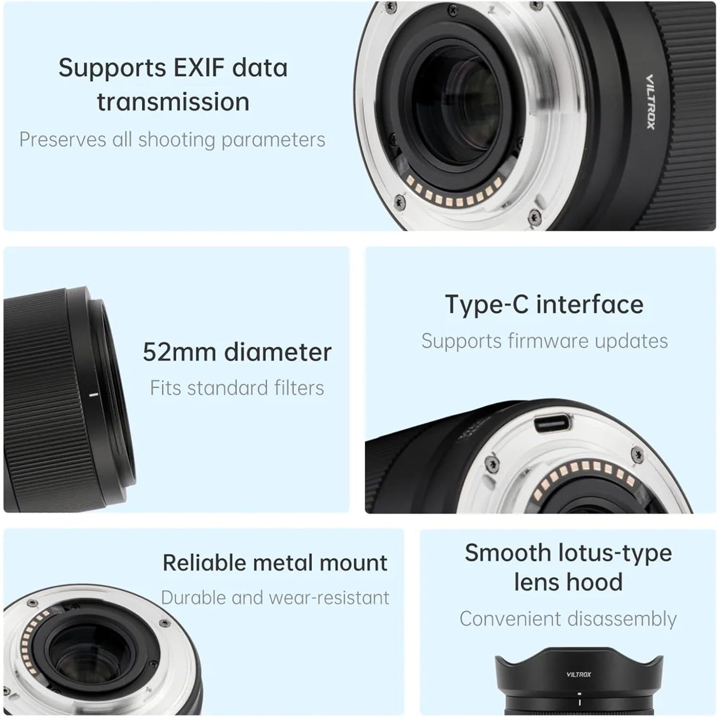 VILTROX 25mm f1.7 E, APS-C Lens for Sony E, Large Aperture STM Auto Focus Lens for Sony E-Mount A7C A7RII A7SII A7II A7RIII A7IV A7RIV A9 A1 ZVE1 A93 A6700 A6600 A6500 A6400 FX3 ZV-E10 FX30 ZV-E10II