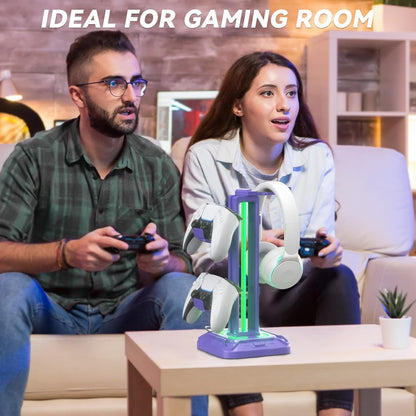 Purilite Select RGB Headphone &amp; Controller Stand