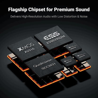 Fosi Audio ZD3 Desktop DAC Preamp, Fully Balanced Digital to Analog Audio Converter with ES9039Q2M for Home Stereo Amplifier, Bluetooth/USB/Optical/Coax/TV HDMI ARC Input, XLR/RCA Output with Remote