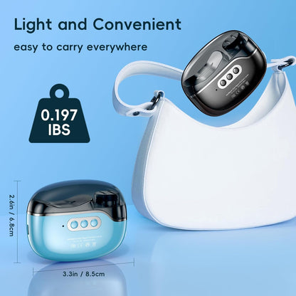 Electric Nail Clipper-3 in 1 Baby Nail Trimmer with Light & 3 Speeds, Fingernail Trimmer, Polisher & Clip Storage, USB Rechargeable Automatic Nail File for Baby, Kids, Adult Gift(Black)