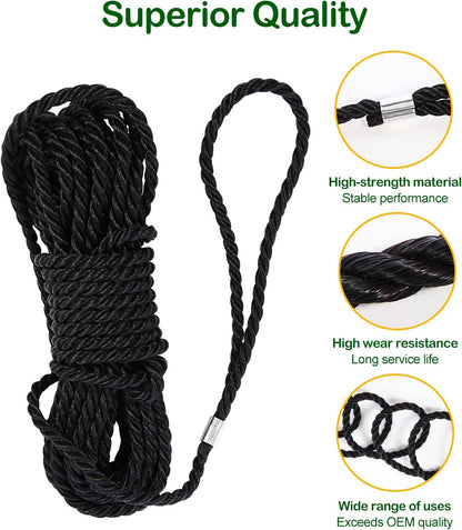 Extension Ladder Rope Replacement Werner Extension Ladder AC30-2 | for All Extension Ladders with Single Pulley 40FT Ladder Rope (1 Pack)