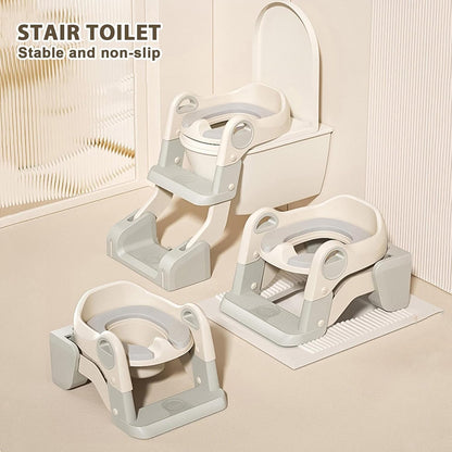 Infant Toilet Seat, Non-Slip Steps for Learning, Home Use Baby Supplies Travel Bathroom Nursery
