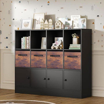 ShellKingdom Storage Bins, Foldable Fabric Storage Cubes And Cloth Organizer Drawer For Closet And Toys, 6 Pack (Lavender+Light Blue+Pink)