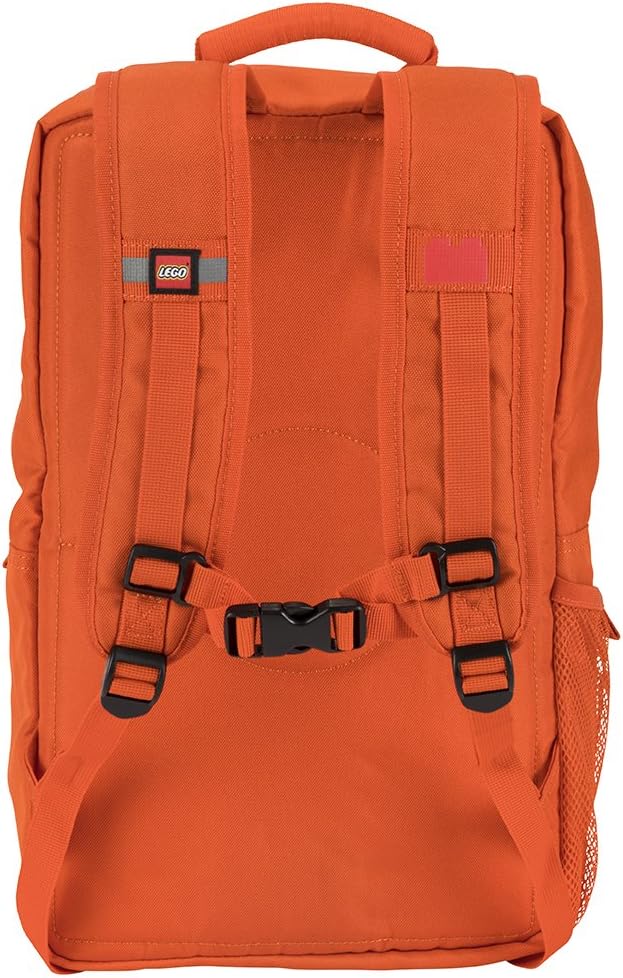 LEGO Lego Brick Backpack-purple Carry-On Luggage, Flame Orange, One Size, Backpack