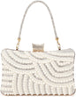 Women's Evening Handbags Pearl Clutch Purse Beaded bag Bridal Clutch wedding Purse