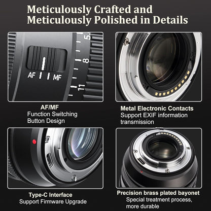 VILTROX 28mm F4.5 XF Pancake APS-C for Fuji XF, Auto Focus Wide Angle Prime Lens for Fujifilm Fuji X-Mount X-Pro2 X-Pro3 X-S10 X-T20 X-T30 XT30II X-T200 X-H2 X-H2S X-T5 X-S20 X-T50 X-M5 X-E2S