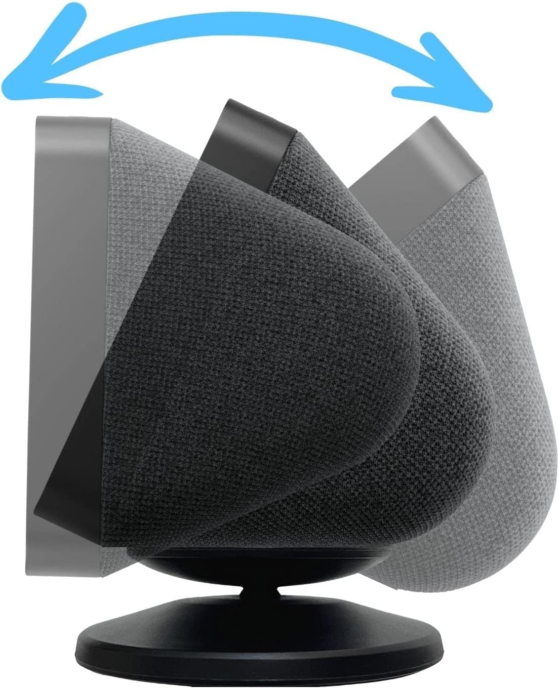 Sintron Smart Display Stand for Show 5 & Show 8 (1st Gen & 2nd Gen) - Adjustable Magnetic Stand Mount with 360 Degree Rotation, Tilt Function and Anti-Slip Base, Compatible with iPhone Models (Black)