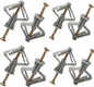 Drywall Anchor kit - Hollow Wall Anchors with Screws ，self-Drilling Hollow Wall Anchor, for Drywall，Nylon - Plastic - Buildex,60pcs (Anchor 30pcs+screw 30pcs)
