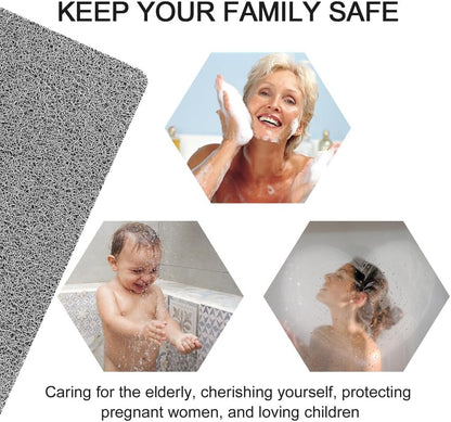 Loofah Mats for Shower, Non Slip | Quick Drying | Soft on Your Feet | Soft Textured Shower Mat Bath Mat Bathtub Mat Massage Mat Loofah Mat for Bathroom,Shower Tub or Wet Areas