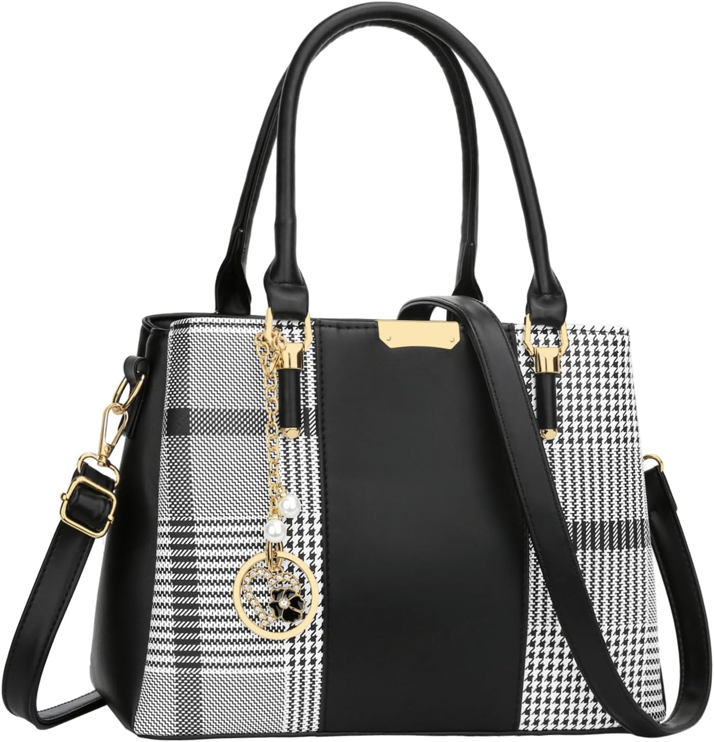 KKXIU Trendy Tote Bag for Women Lightweight Oxford Big Capacity Shoulder Purses and Handbags