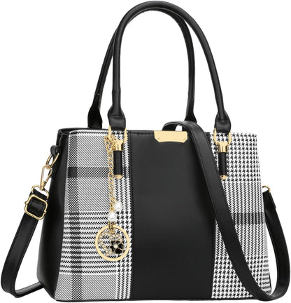 KKXIU Trendy Tote Bag for Women Lightweight Oxford Big Capacity Shoulder Purses and Handbags