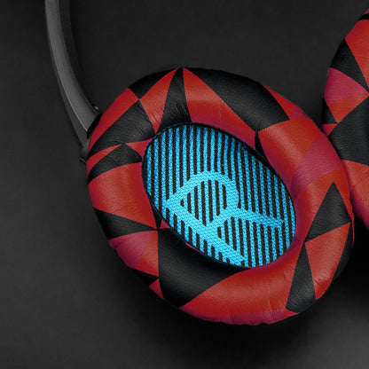 SoloWIT Earpads Cushions for Bose Headphones, Replacement Ear Pads for Bose QuietComfort 15 QC15 QC25 QC2 QC35/Ae2 Ae2i Ae2w/SoundTrue & SoundLink Around-Ear Series - QC25 PL Black&Blue