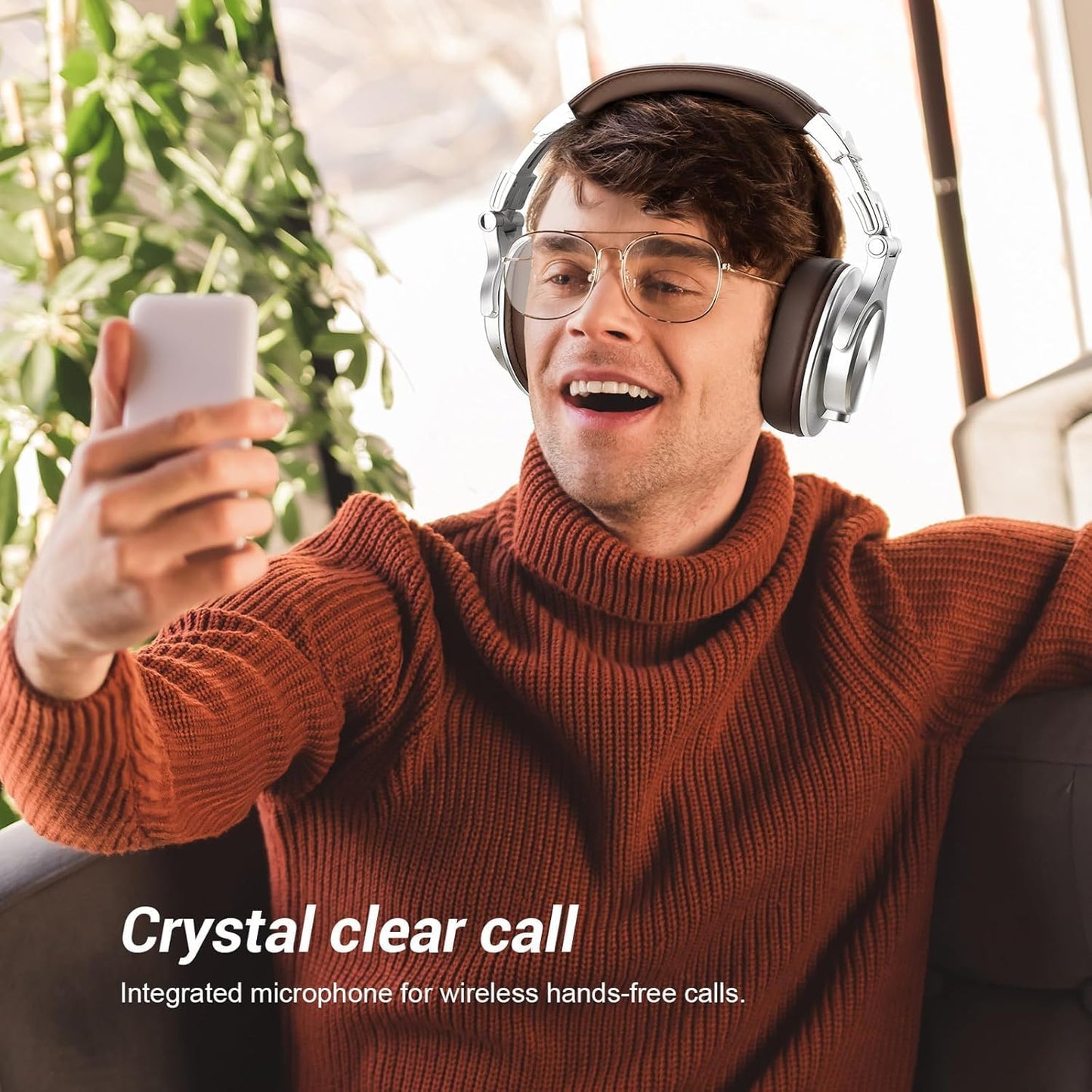 OneOdio A70 Fusion Bluetooth Over Ear Headphones with 72H Playtime, Studio DJ Headphones with Share-Port, Wired and Wireless Recording Headphones with Stereo Sound for Electric Drum Piano Guitar AMP