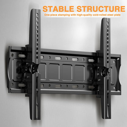 ZOGOZZ Tilting TV Wall Mount for Most 32-75" 4K LCD OLED Flat Screen TVs, VESA max 600x400mm and Max Load 154lbs,40 42 43 50 55 60 65 70 inch Adjustable Low Profile Wall Mount TV Bracket,Support Mural