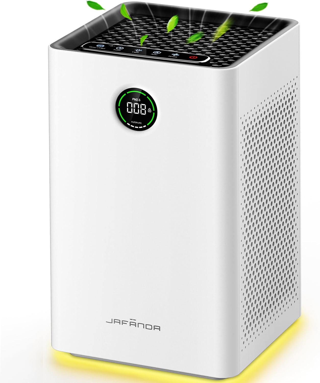 Jafända Air Purifiers for Home Large Room,Smart WiFi and Alexa Control, H13 True HEPA Filter Air Cleaner with Activated Carbon,22db, 1190 sq.ft, Remove Dust Pollen Smoke Odors