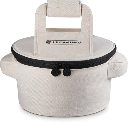 Le Creuset Round Dutch Oven Tote Bag, 15 in., Ecru