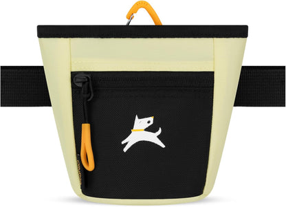 OllyDog Goodie Treat Bag, Dog Treat Pouch, Waist Belt Clip for Hands-Free Training, Magnetic Closure, Dog Training and Behavior Aids, Three Ways to Wear (Palm)