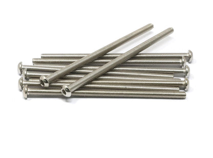 iexcell 50 Pcs M6 x 20mm Thread Pitch 1 mm Stainless Steel 304 Hex Socket Button Head Cap Screws Bolts Kit