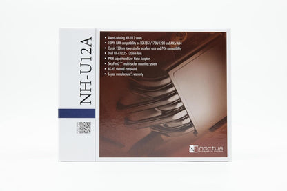 Noctua NH-U12A, Premium CPU Cooler with High-Performance Quiet NF-A12x25 PWM Fans (120mm, Brown)