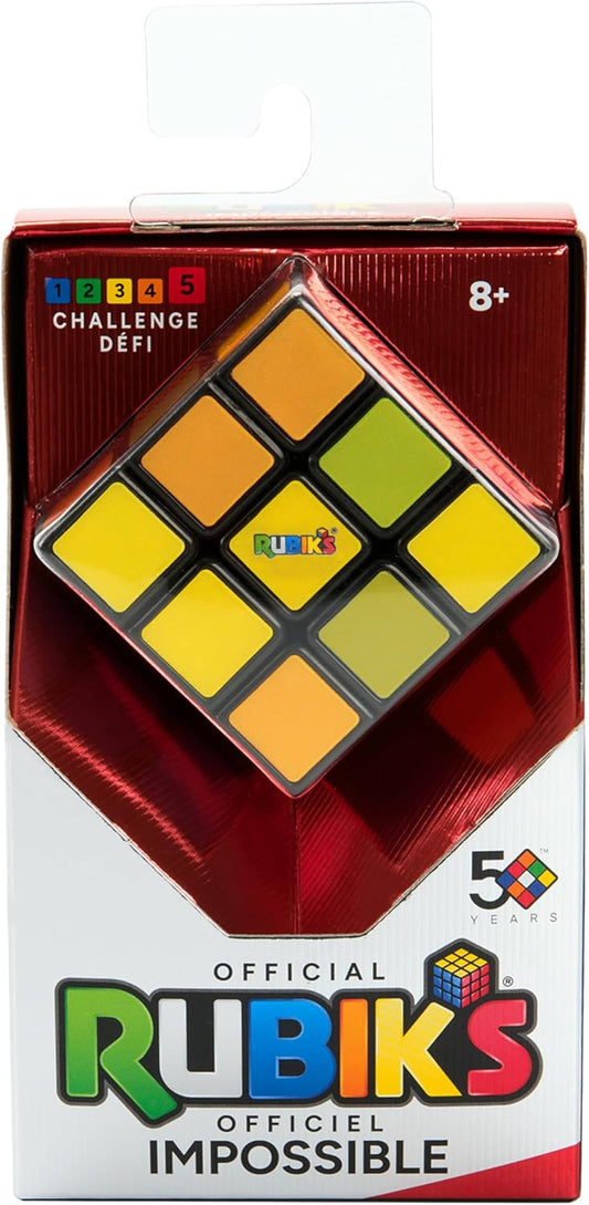 Rubik’s Impossible, The Original 3x3 Cube Advanced Difficulty Classic Color-Matching Problem-Solving Puzzle Game Toy, for Adults & Kids Ages 7 and up - PuriLite
