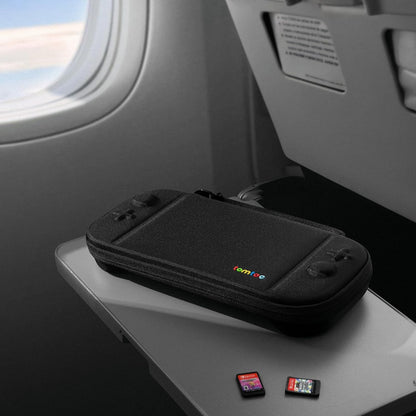 tomtoc Slim Carrying Case for Nintendo Switch 2 Model 2025, Odorless Felt Protective Hard Shell with 12 Game Card Slots, Portable Travel Storage Case with Original Patent and Military Grade Protection