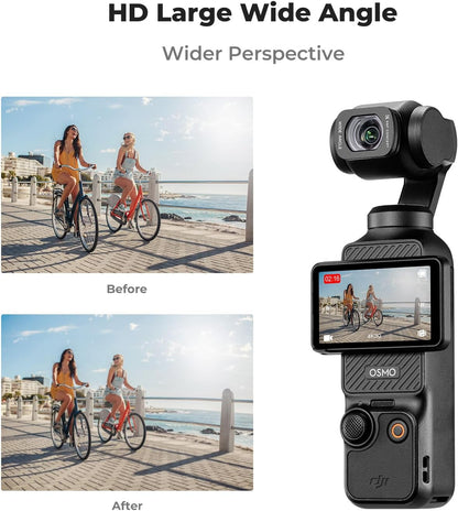 K&F Concept Wide-Angle Lens Compatible with DJI Osmo Pocket 3, Magnetic Attach/Multi-Coated/Optical Glass