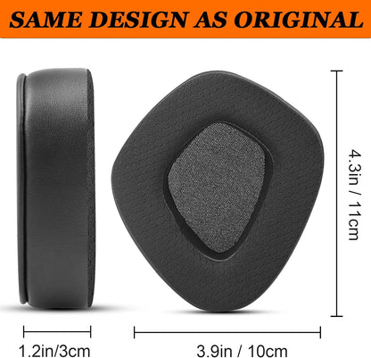 Replacement Ear Pads Cushions for Corsair Void/Void Pro/Pro RGB/RGB SE/Elite/Surround Wired & Wireless Gaming Headsets (Cooling-Gel & Noise Isolation Foam)