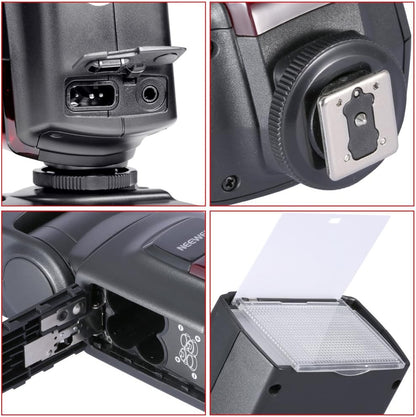 NEEWER TT560 Flash Speedlite with M/S1/S2 Mode, Manual Universal Single Contact Speedlight Compatible with Canon Nikon Panasonic Olympus Pentax Sony DSLR & Mirrorless Cameras with Standard Hot Shoe