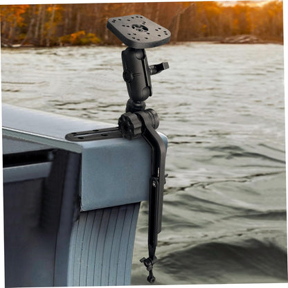 Kayak Fish Finder Mount 360° Adjustable 1.5" Ball Kayak Transducer Mount with Expandable Suspension Arm Fish Finder Transducer ..