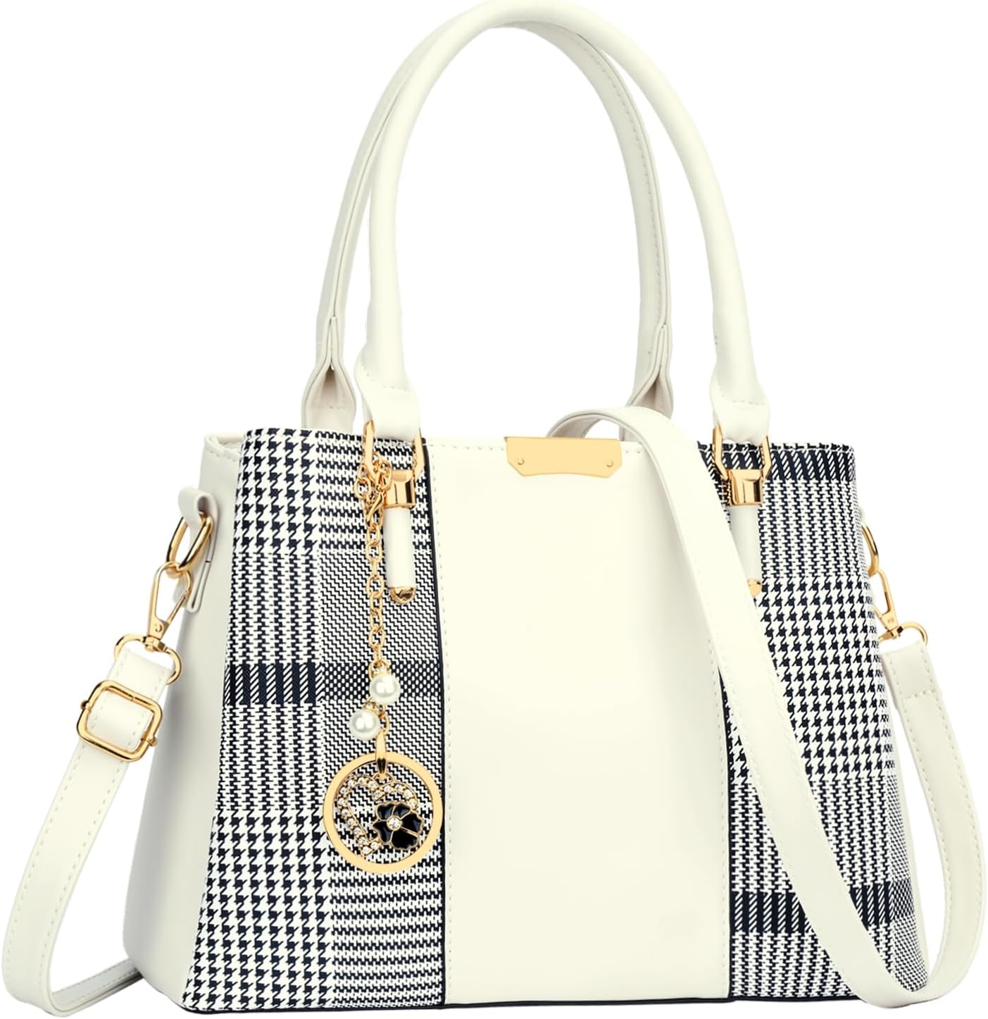 KKXIU Trendy Tote Bag for Women Lightweight Oxford Big Capacity Shoulder Purses and Handbags