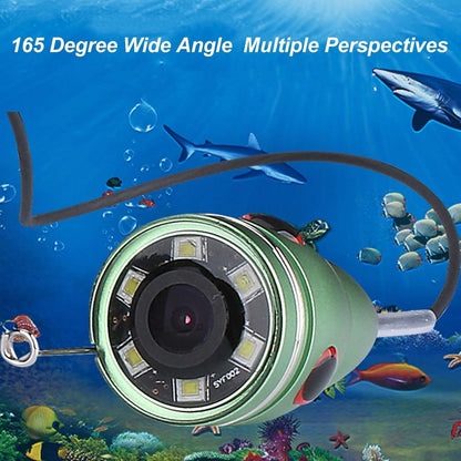 Underwater Visual Camera 4.3 Inch LCD HD Screen 165 Degree Wide Angle Waterproof Digital Fishing Camera for Sea Fishing Boat Fishing Underwater Detection Seabed Exploration