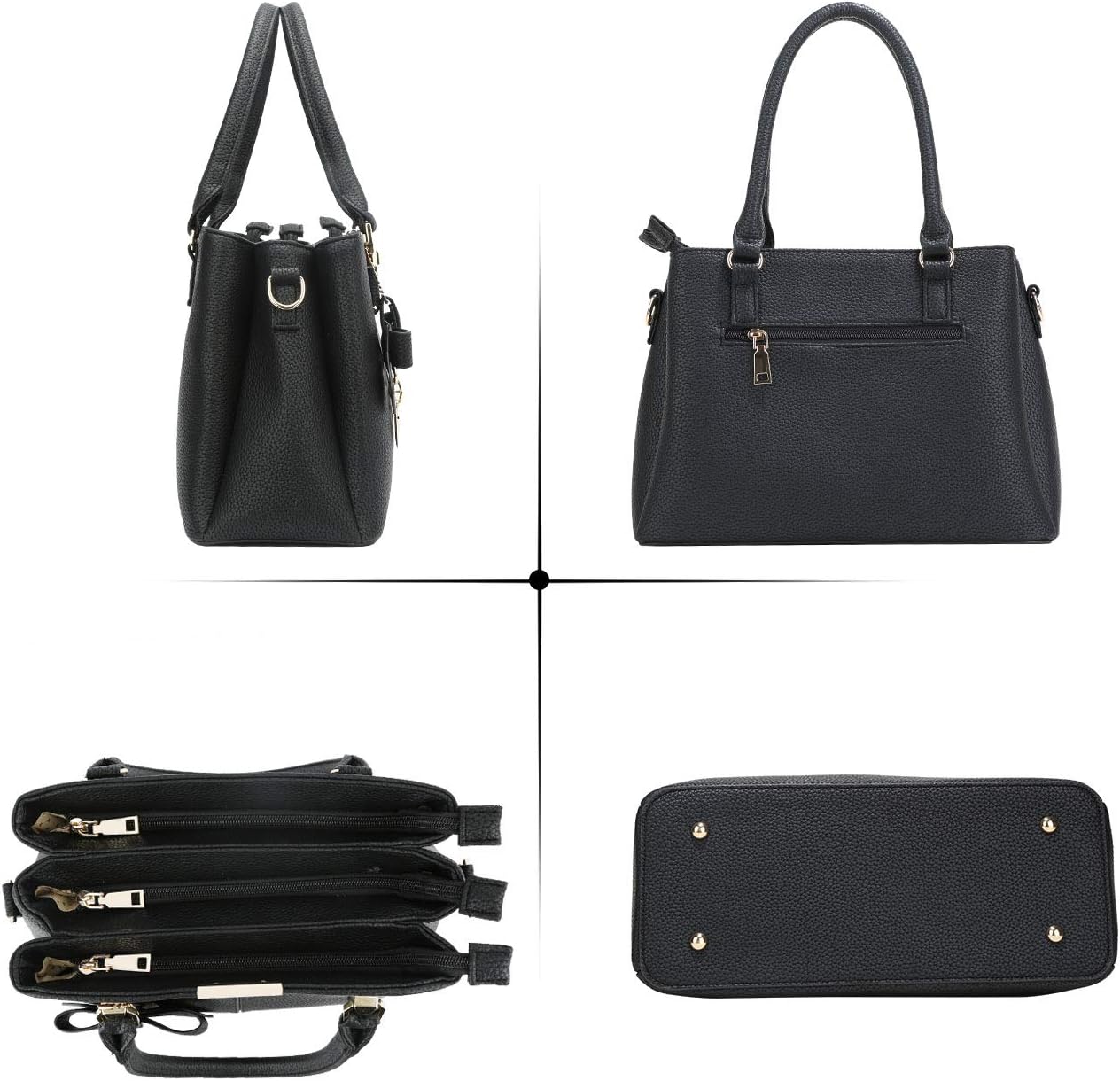 KKXIU Trendy Tote Bag for Women Lightweight Oxford Big Capacity Shoulder Purses and Handbags