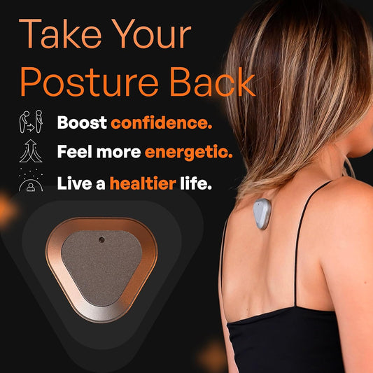 Straight Plus AI Powered Posture Corrector - Smart Upper Back Brace - Office Work Support - Shoulder and Back Posture Corrector - Posture Corrector