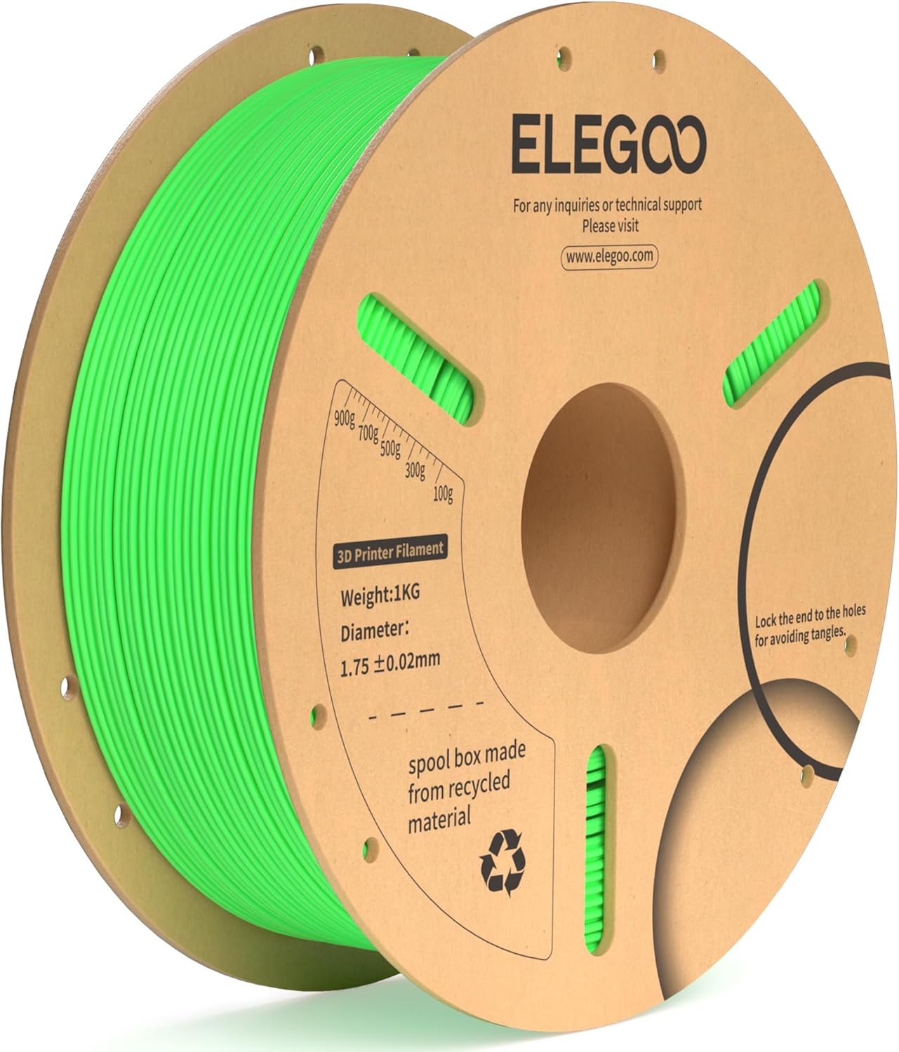 ELEGOO PLA+ Filament 1.75mm Black 4KG, PLA Plus 3D Printer Filament, Dimensional Accuracy +/- 0.02 mm, Tough & High Strength, Fit for Most FDM Printers(1KG/Spool, 2.2 lbs)