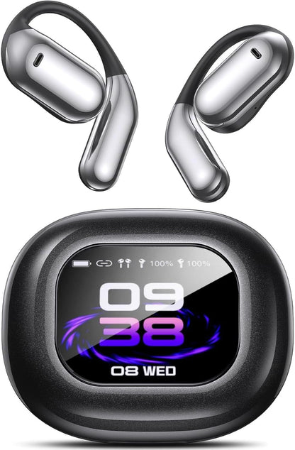 AI Translation Earbuds Language Bluetooth 5.4 Headphones Translator for 144 Languages & Accents Online Translation,Translator Earpiece with Bluetooth & APP for Travel/Business/Learning, Ebony Black