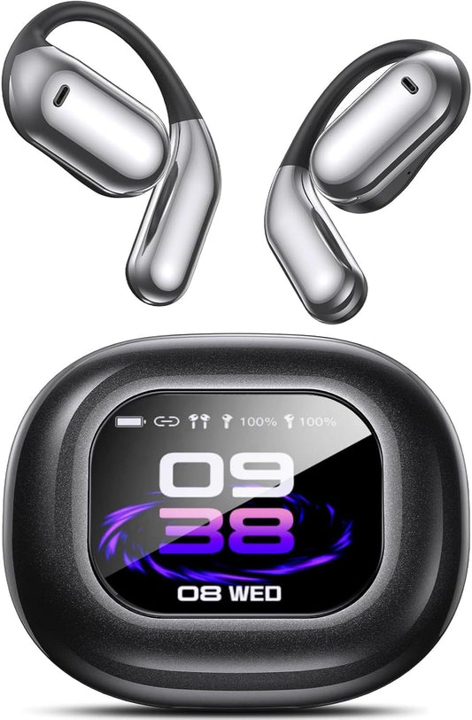 AI Translation Earbuds Language Bluetooth 5.4 Headphones Translator for 144 Languages & Accents Online Translation,Translator Earpiece with Bluetooth & APP for Travel/Business/Learning, Ebony Black