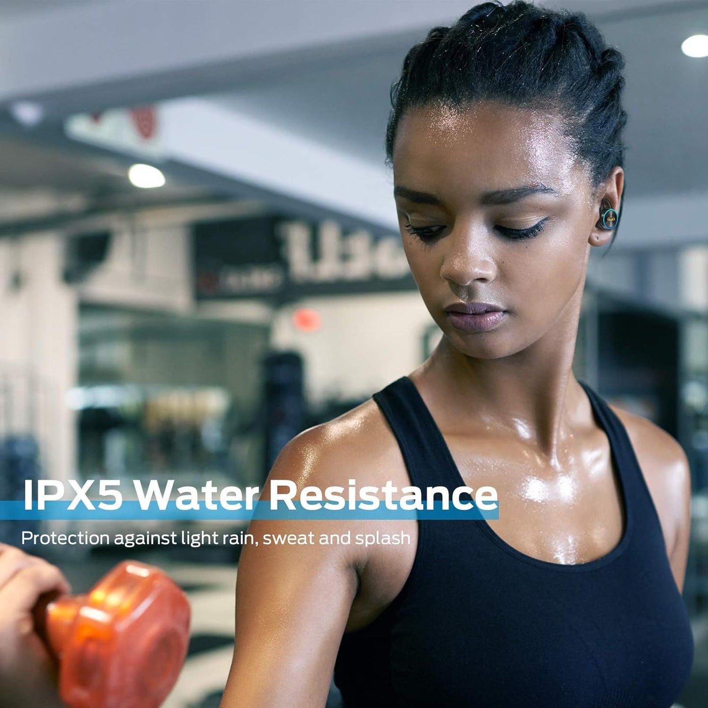 Monster Clarity 101Plus AirLinks Wireless Earbuds, Bluetooth 5.3 in-Ear Headphones with Charging Case, Stereo Earphones Deep Bass Sound, 28H Long Playtime, Water Resistant Design for Sports.