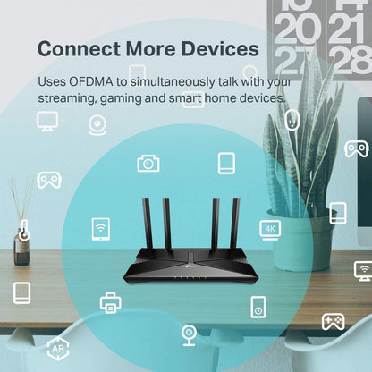 TP-Link Dual-Band BE3600 Wi-Fi 7 Router (Archer BE230) - 4-Stream 3.6 Gbps, 2×2.5G + 3×1G Ports, USB 3.0, 2.0 GHz Quad Core, 6 Antennas, VPN Clients & Server, EasyMesh, HomeShield, MLO, Private IOT