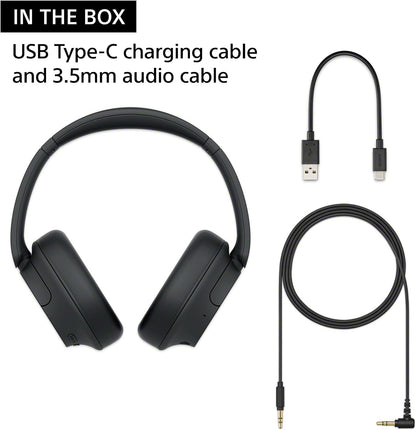 Sony WH-CH720N Noise Cancelling Wireless Headphones Bluetooth Over The Ear Headset with Microphone and Alexa Built-in, White New
