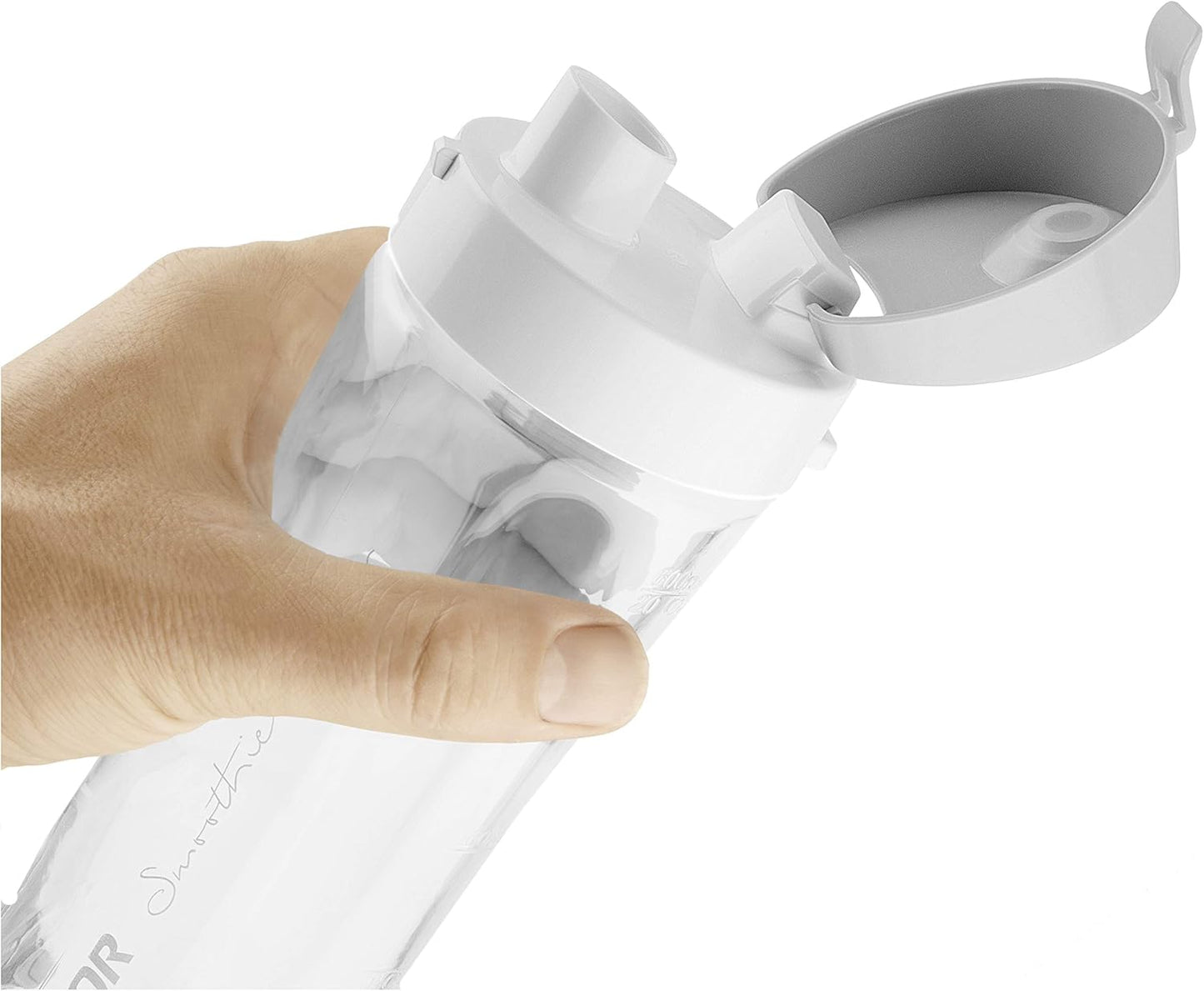 Sencor SBL2200WH 300W Smoothie Blender with 2 Impact Resistant BPA Free Bottles, White