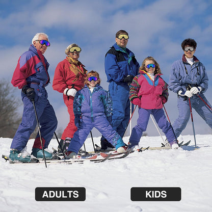 8 Pack Motorcycle & Ski Goggles - Dirt Bike & Snowboard Goggles for Men, Women & Youth