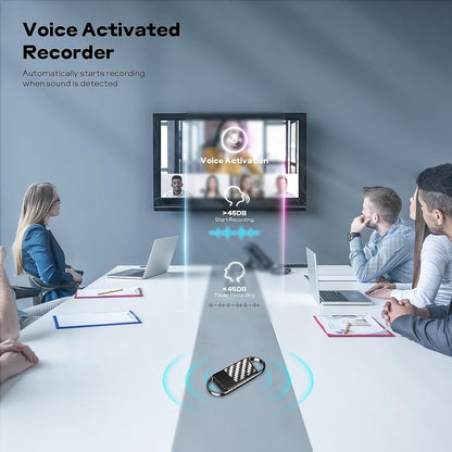 136GB Digital Voice Recorder - Xelarvex Voice Activated Recorder AI-Intelligent Noise Reduction, 4800 Hours Recording Device, Audio Recorder for Lectures/Interviews/Meetings