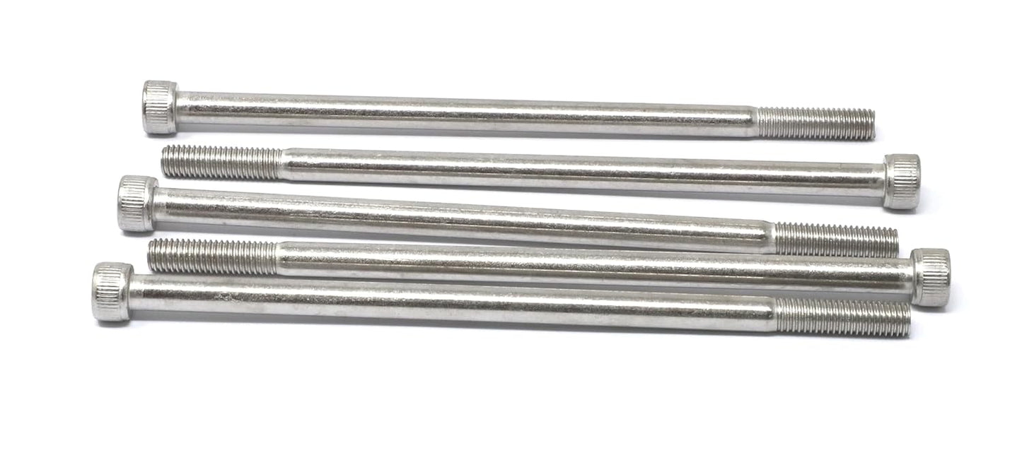 iexcell 25 Pcs M6 x 20mm Thread Pitch 1 mm Stainless Steel 304 Hex Socket Head Cap Screws Bolts Kit